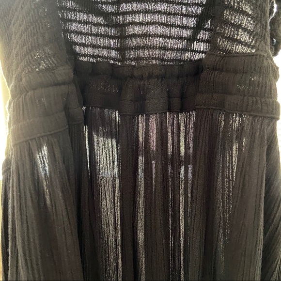 Free People Extratropical Maxi Dress Small Black - Picture 9 of 14